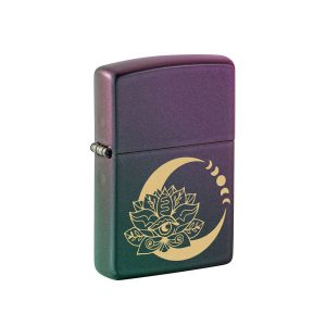 فندک زیپو اصل 48587 | Zippo Lotus Moon Design