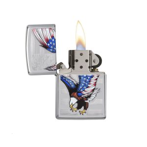 فندک زیپو اصل Zippo Eagle Flag کد 28449