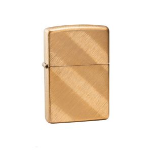 فندک زیپو Zippo Classic Diagonal Weave Brass کد 29675
