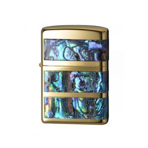فندک زیپو صدفی کاستوم | Zippo Around Shell Gold 2KG