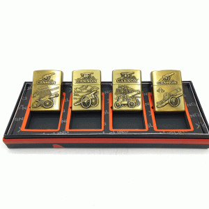 ست 4 عدد فندک بنزینی مدل توپ جنگی کد a13107