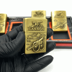 ست 4 عدد فندک بنزینی مدل توپ جنگی کد a13107