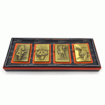 ست 4 عدد فندک بنزینی مدل ببر کد a13105