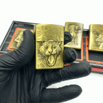 ست 4 عدد فندک بنزینی مدل ببر کد a13105