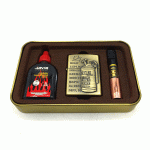 ست فندک بنزینی ، چوب سیگار و بنزین کد a13102