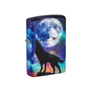 فندک زیپو اصل 49683 Zippo Wolf Design