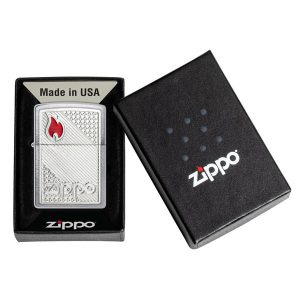 فندک زیپو اصل Zippo Tiles Emblem Design 48126