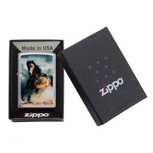 فندک زیپو اصل Zippo Wild Stallion Design CI412373