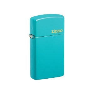 فندک زیپو اصل Zippo Slim Flat Turquoise 49529ZL