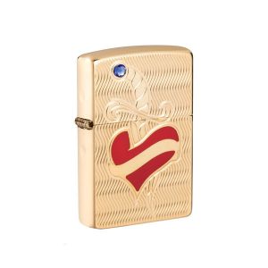 فندک زیپو اصل 49303 | Zippo Heart and Sword Design