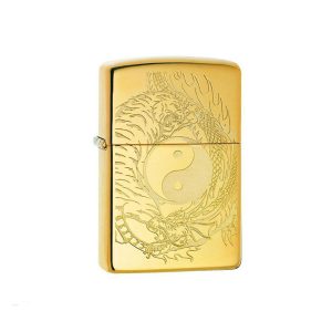 فندک زیپو اصل Zippo Tiger and Dragon Design کد 49024