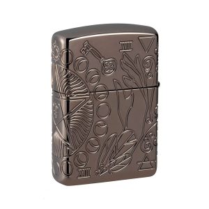 فندک زیپو اصل 49689 | Zippo Armor Wicca Design