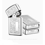 فندک زیپو اصل مدل Zippo Slim Venetian کد 1652