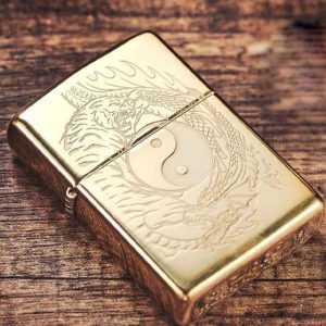فندک زیپو اصل Zippo Tiger and Dragon Design کد 49024