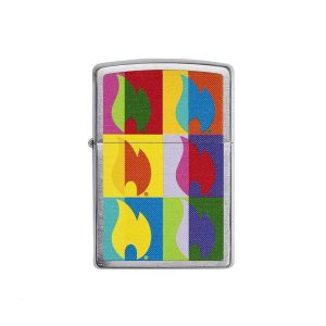 فندک زیپو اصل Zippo Abstract Flame Design کد 29623