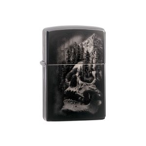 فندک زیپو اصل Zippo Skull Mountain Design کد 49141