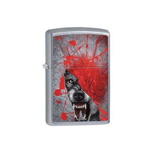 فندک زیپو اصل Zippo Howling Wolf 207 کد 29344