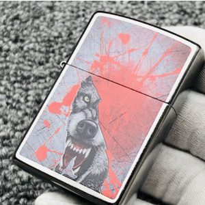 فندک زیپو اصل Zippo Howling Wolf 207 کد 29344