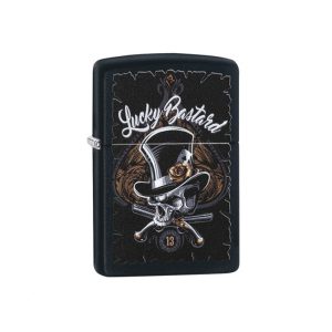 فندک زیپو اصل Zippo Skeleton Top Hat Design کد CI407896