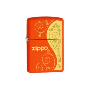 فندک زیپو اصل Zippo Elegance Reg Orange کد 231