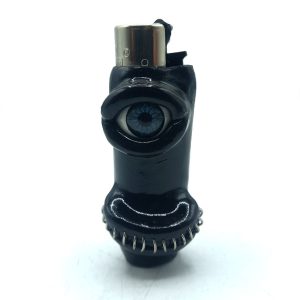 فندک فانتزی کلیپر اصل خمیری مدل تک چشم مشکی