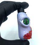 فندک فانتزی کلیپر اصل خمیری مدل تک چشم بنفش