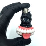 فندک فانتزی کلیپر اصل خمیری مدل تک زبون دراز مشکی