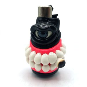 فندک فانتزی کلیپر اصل خمیری مدل تک چشم سیگاری مشکی