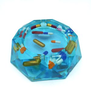 زیرسیگاری رزین مدل جمجمه کد d04