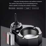 ست زیرسیگاری و فندک بنزینی Honest (جرقه برقی/ تمام فلز) اورجینال