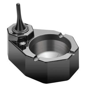 ست زیرسیگاری و فندک بنزینی Honest (جرقه برقی/ تمام فلز) اورجینال