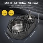 ست زیرسیگاری و فندک بنزینی Honest (جرقه برقی/ تمام فلز) اورجینال