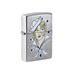 فندک زیپو اصل Zippo Sailor Girl Tattoo Design 49789
