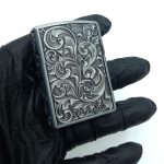فندک بنزینی مدل رز آبی کد d127