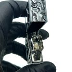 فندک بنزینی مدل رز آبی کد d127