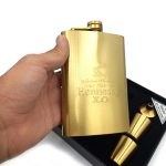 ست قمقمه جیبی دو شات استیل مدل هنسی کد a346
