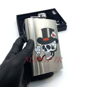 هیپفلاسک (قمقمه جیبی)طرح جمجمه کدa510129