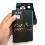 هیپفلاسک (قمقمه جیبی) طرح BEST MAN کدa510131
