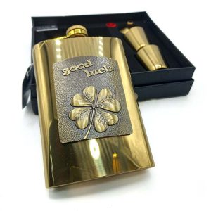 هیپفلاسک (قمقمه جیبی )2شات طرح خوش شانش کد a520427