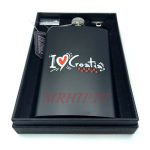 هیپفلاسک (قمقمه جیبی) طرحI love کدa510126