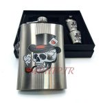 هیپفلاسک (قمقمه جیبی) 2شات طرح جمجمه کدa520431