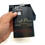 هیپفلاسک (قمقمه جیبی) 2شات طرح BEST MAN کدa520432