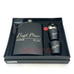 هیپفلاسک (قمقمه جیبی) 2شات طرح BEST MAN کدa520432