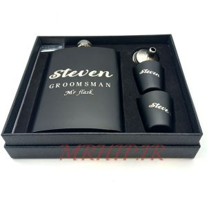 هیپفلاسک (قمقمه جیبی) 2شات مدل استیون 270cc کد a530425