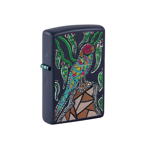 Zippo-239-John-Smith-Gumbula-Tropical-Bird-Design-Matte-48965 (1) فندک زیپو اصل Zippo John Smith Gumbula | 48965