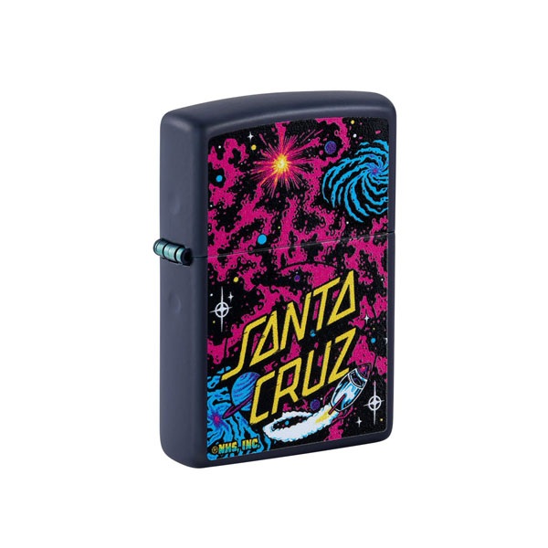 Zippo-239-Santa-Cruz-Outer-Space-Galaxy-Design-Matte-48414 (1) فندک زیپو اصل Zippo 239 Santa Cruz | 48414