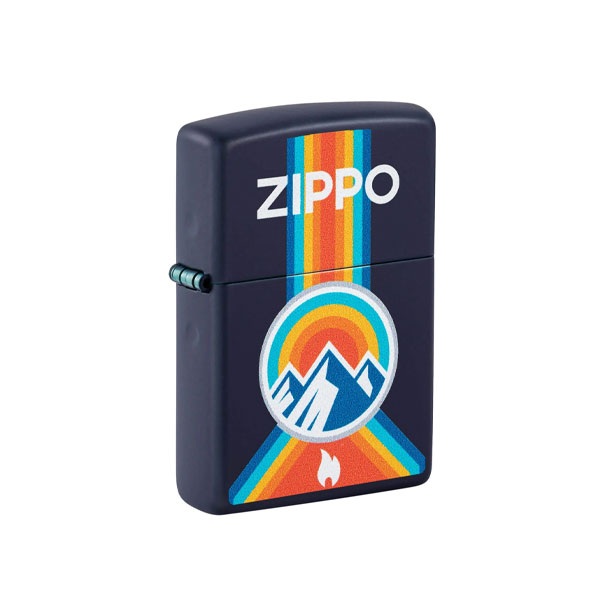 Zippo-Lighter-239-Outdoor-Design-Navy-Matte-48639 فندک زیپو اصل Zippo 239 Outdoor Design | 48639