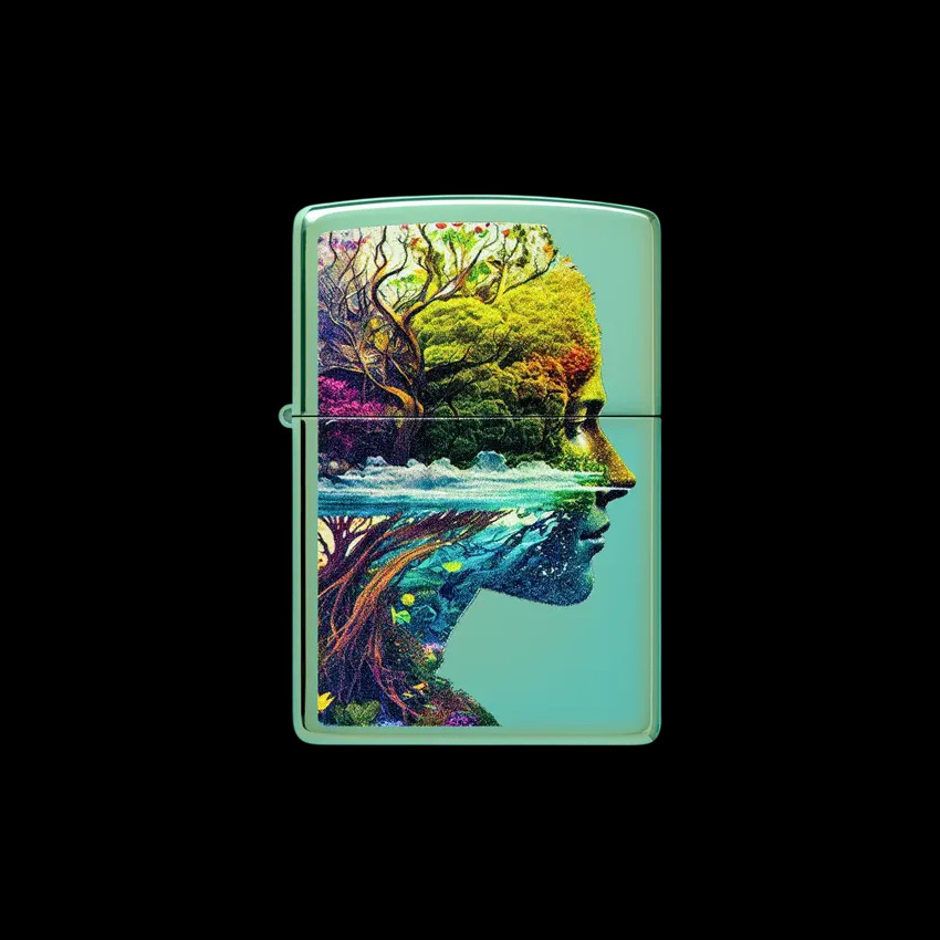 Zippo-Lighter-46233-Face-of-Nature-Design-1 فندک زیپو 46233 | FACE OF NATURE DESIGN