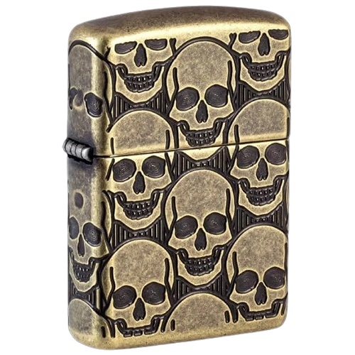 Zippo-Lighter-Model-46302-Skull-2025 فندک زیپو مدل 46302 جمجه 2025