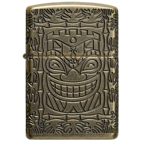 Zippo-Lighter-Model-46314-Tiki فندک زیپو مدل 46314 Tiki